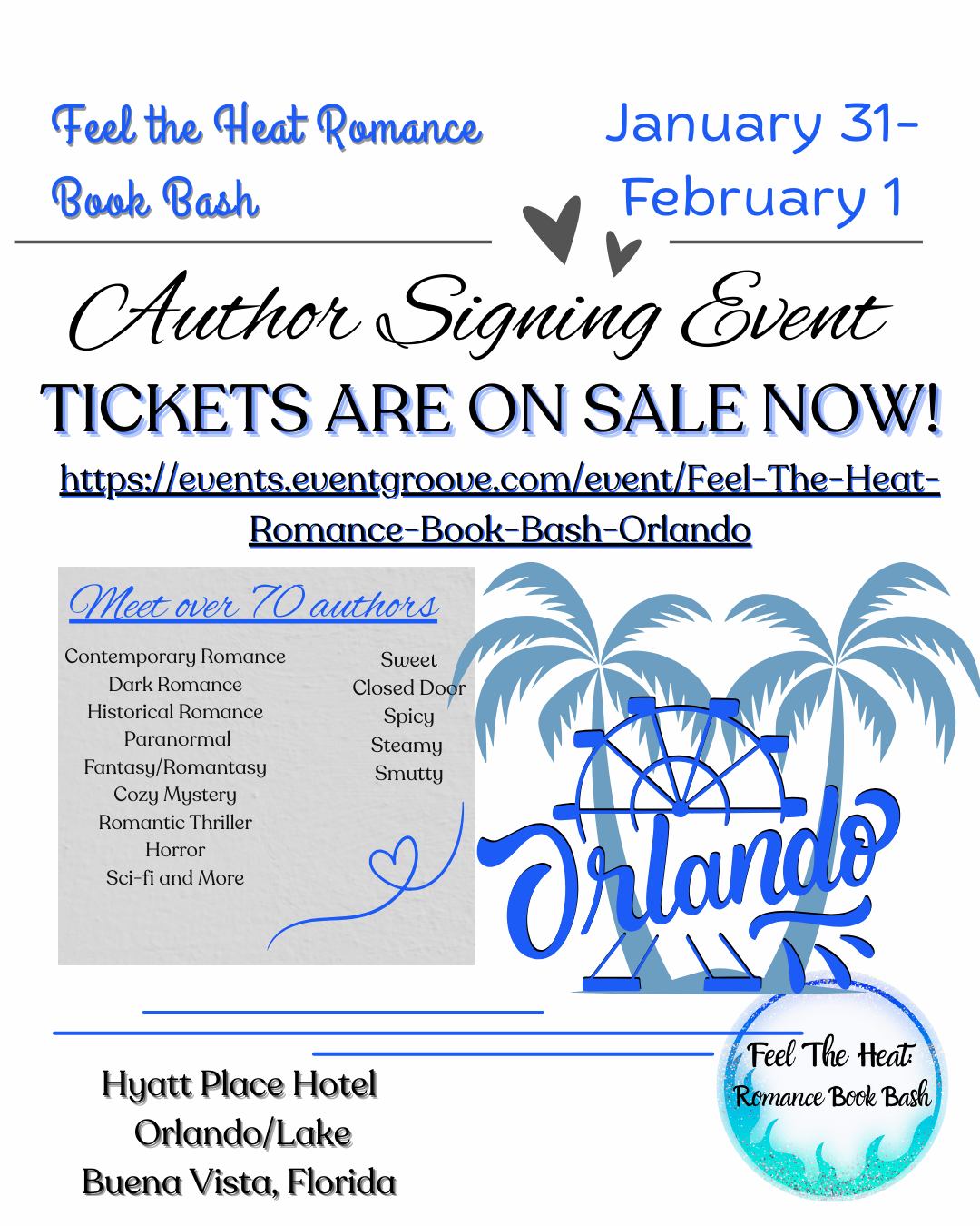 Orlando Book Bash / Feel the Heat!